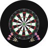 Afbeelding van het spelletje vidaXL Dartbord professioneel met 6 darts en surround sisal