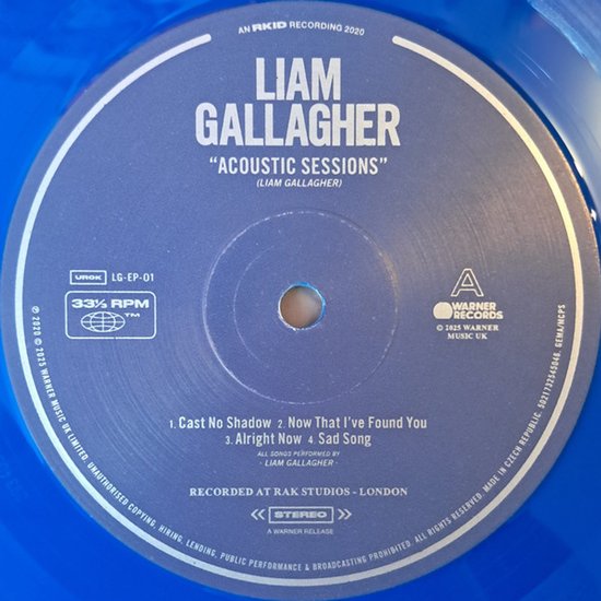 Liam Gallagher - Acoustic Sessions (LP), Liam Gallagher