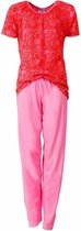 Irresistible Dames Pyjama Rood Roze IRPYD1403A - Maten: S