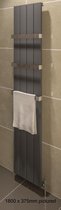 Eastbrook Rosano Antraciet Verticaal Aluminium Radiatoren - 60 x 28 cm