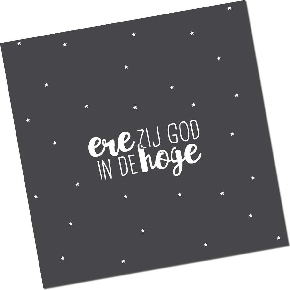 Ere Zij God In De Hoge Christelijke Kerstkaart - Ere zij God in de hoge