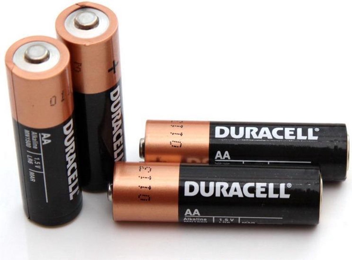 8 x AA Duracell plus power alkaline batterijen in blister
