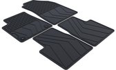 Tapis de voiture en caoutchouc pour Citroën C3 Aircross 2025-présent - 4 pièces - Version : C3 Aircross | 5 places | Essence/ Diesel