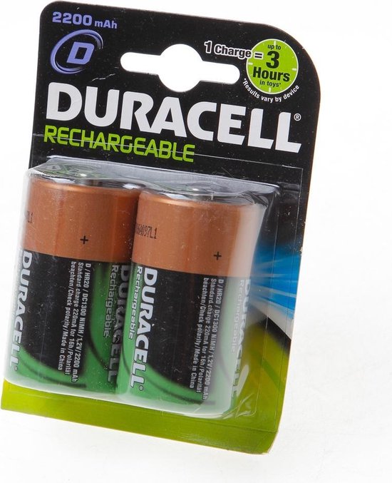 Duracell Batterij GP oplaadbaar lr20 D blister van 2 batterijen | bol.com