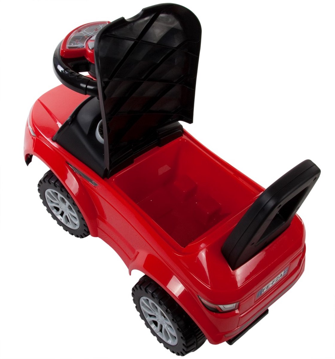 Sun Baby Voiture à Pousser New Holland – Licence Officielle, Pelle & Râteau Inclus, Klaxon, Moteur Sonore, Phares Lumineux – Dès 12 Mois, Charge 25kg