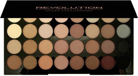Makeup Revolution Beyond Flawless Ultra Eyeshadows - Oogschaduw Palette - 32 Kleuren