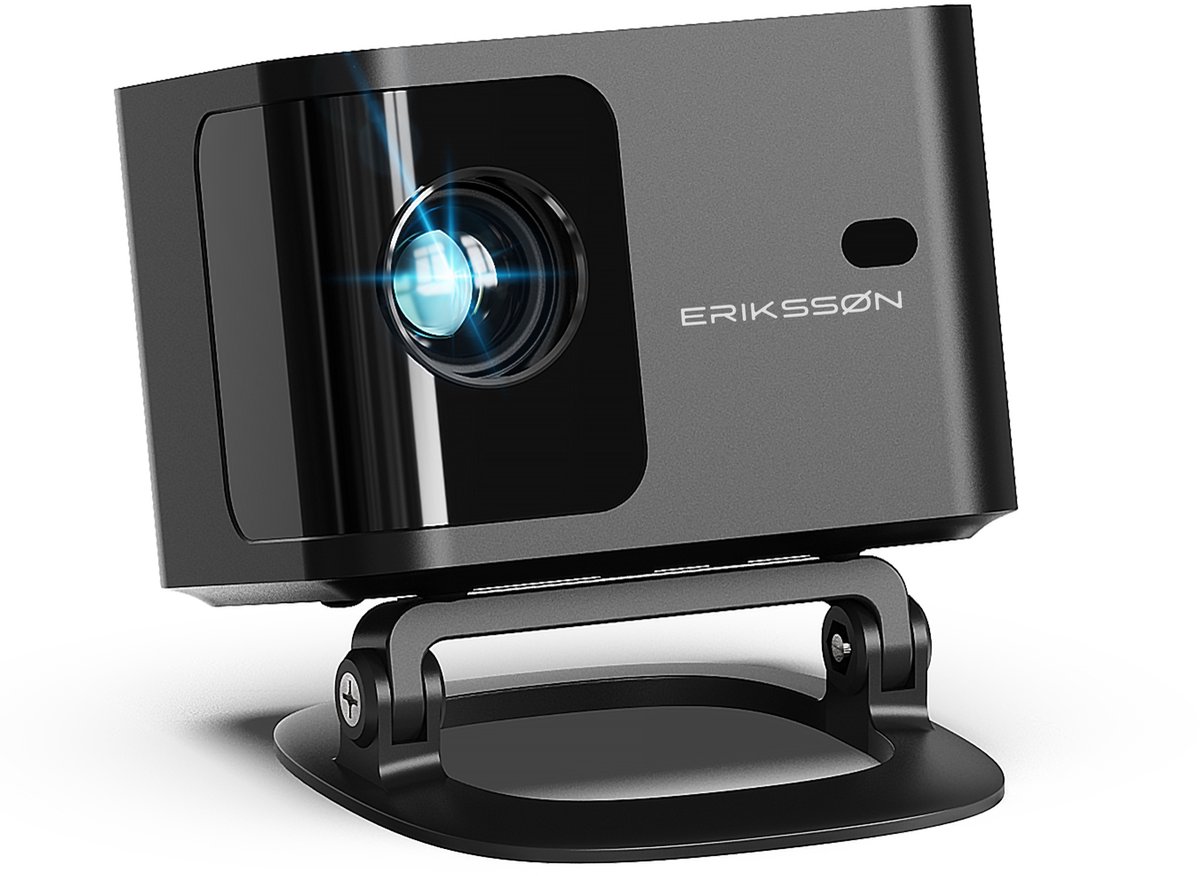 Erikssøn Beamer Prime - Incl. Standaard - Streamen Vanaf Je Telefoon - 6600 Ansi-Lumens - Projector - Mini - Beamers