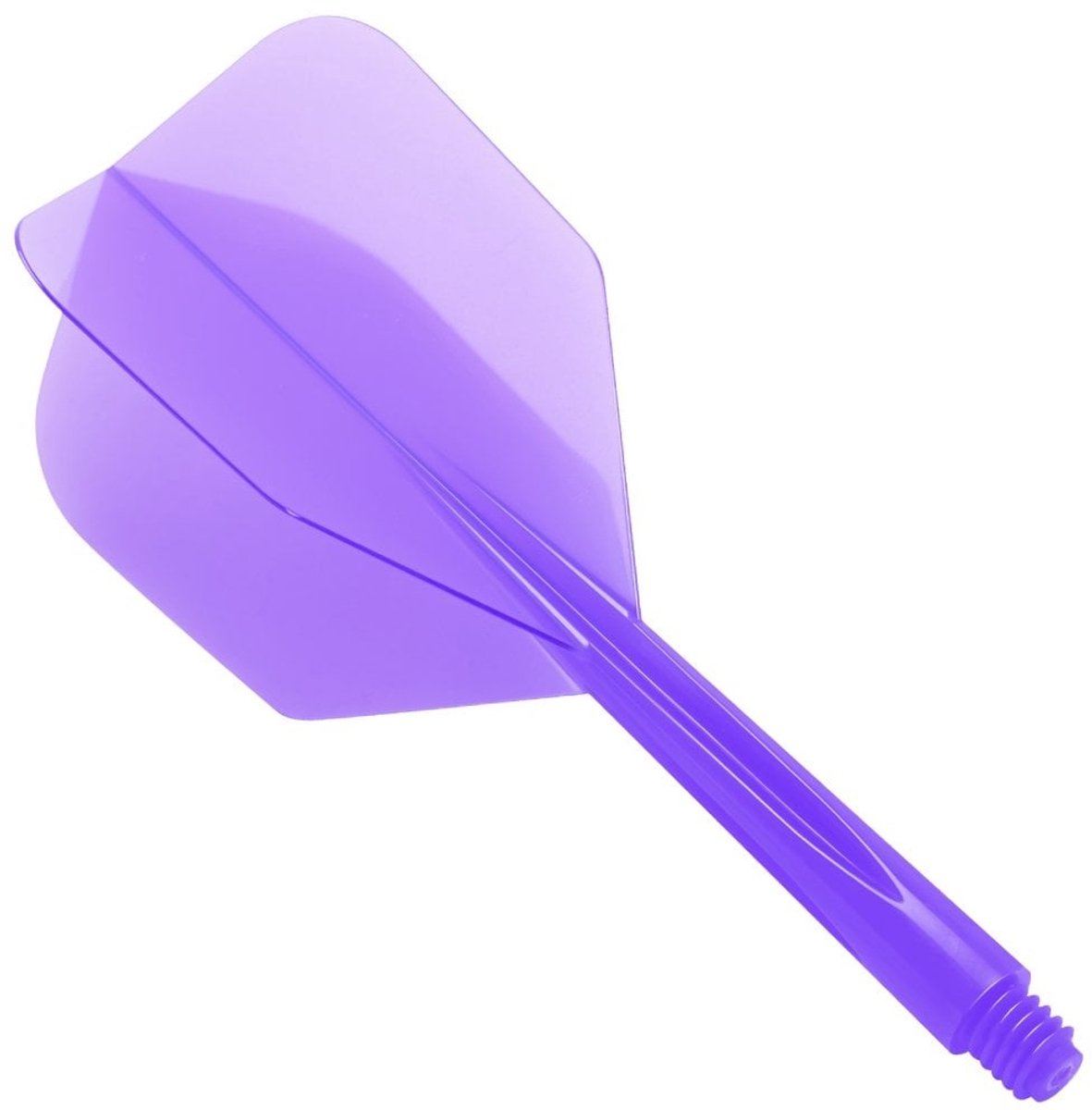 Condor Zero Stress Flight System - Small Clear Purple - Dart Flights Long
