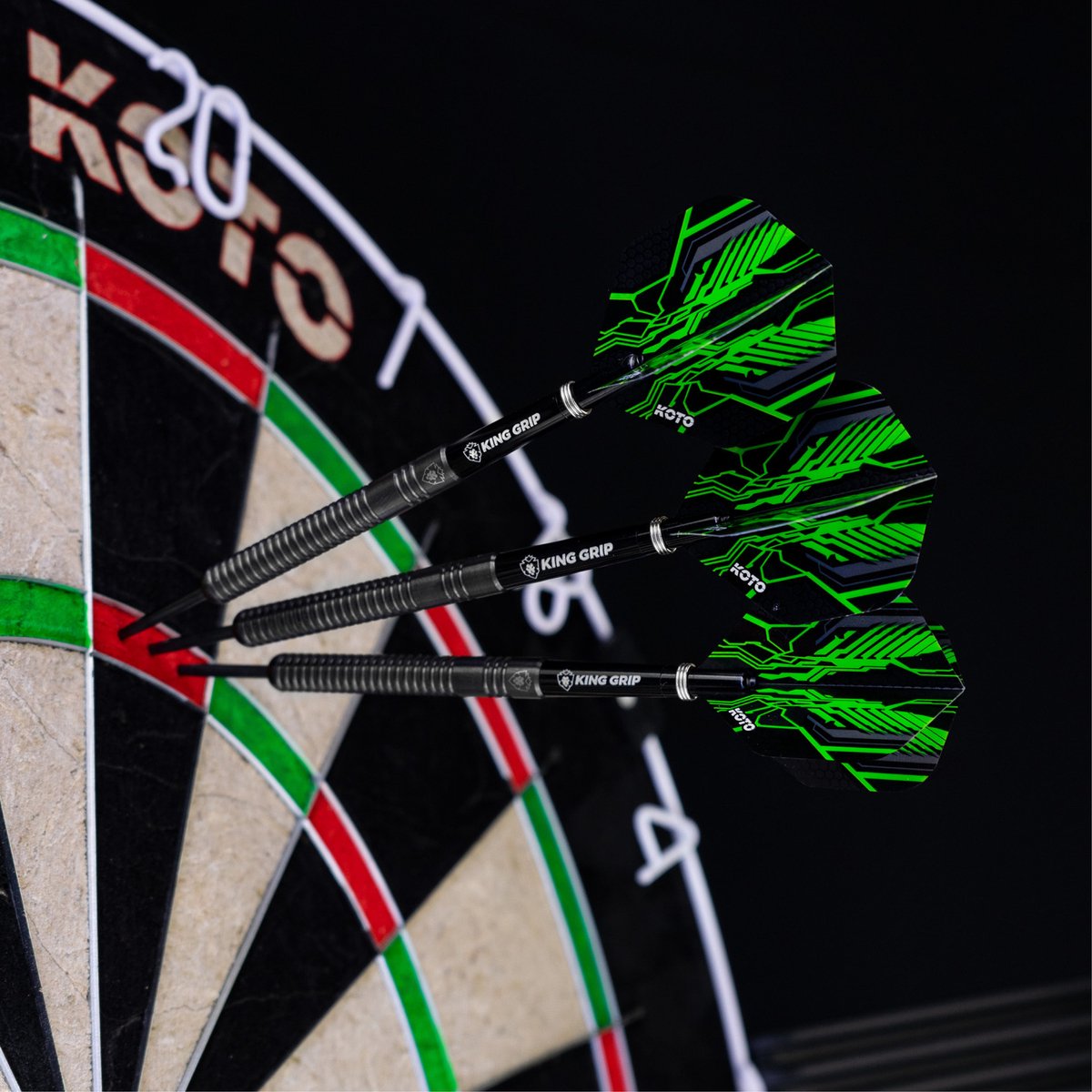 KOTO ZIZ-Wing NO2 Green - Dart Flights