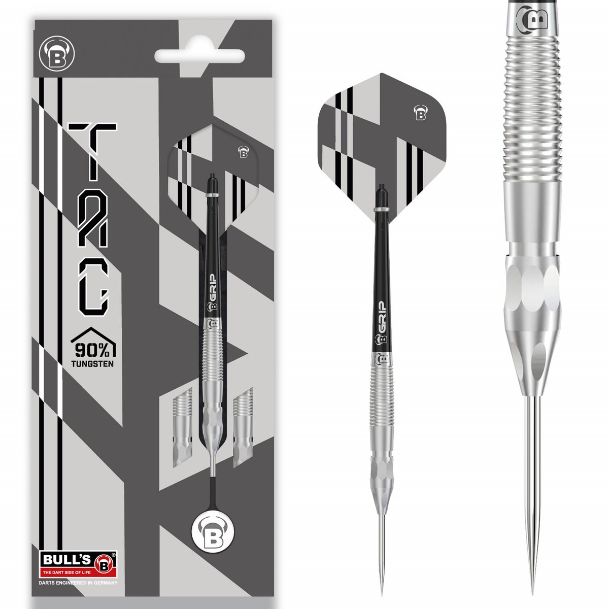 BULL'S Tac T2 90% - Dartpijlen 23 Gram