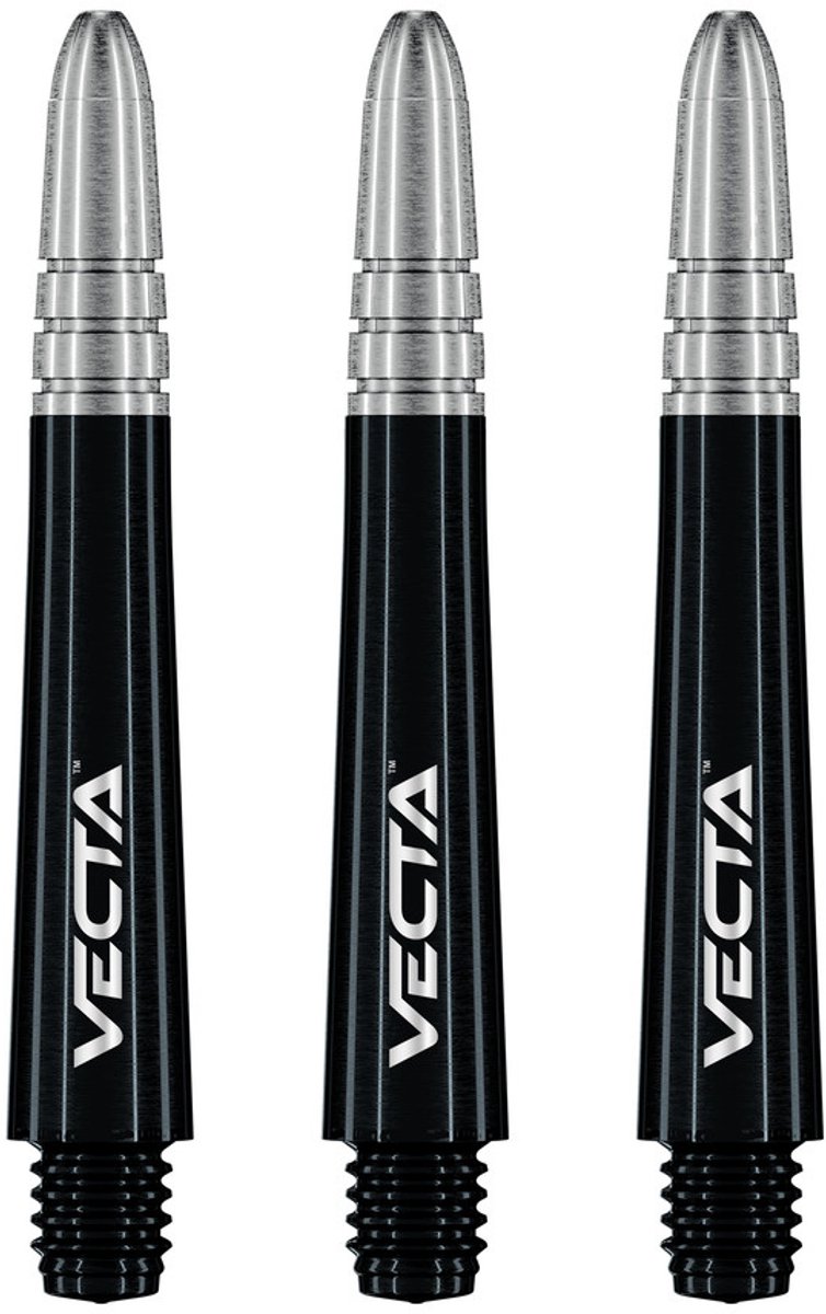 Winmau Vecta Black Silver - Dart Shafts Inbetween