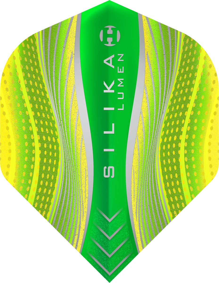 Harrows Silika Lumen NO2 Yellow Tough Crystalline Coated - Dart Flights