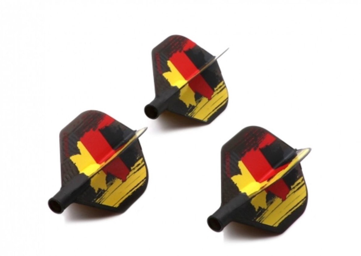 Cuesoul - Tero Flight System AK4 - German Flag Standard - Dart Flights