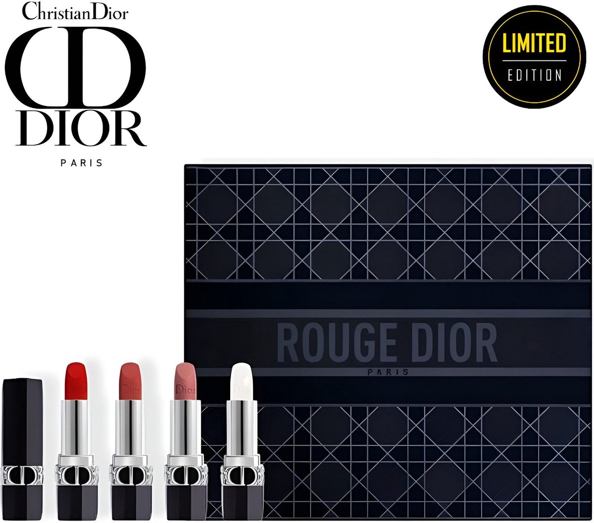 DIOR Rouge - Dior Deluxe Gift Set Of 4 Couture Colour Lipsticks