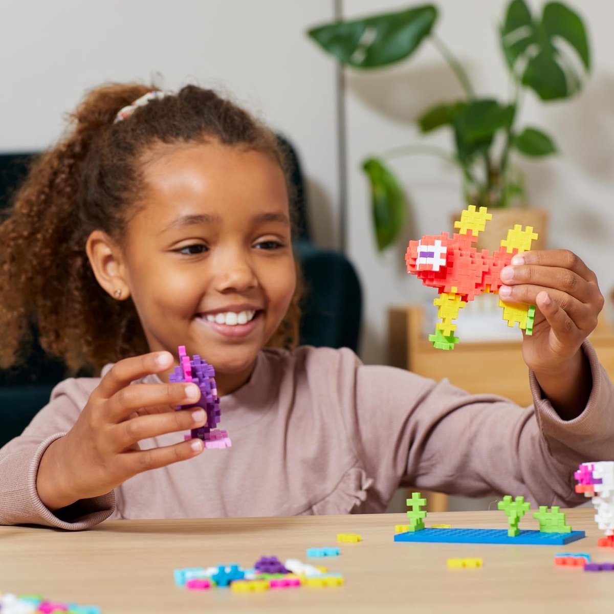Plus-Plus Learn to Build dieren 275 delige bouwset - 3962 - Bouwspeelgoed - Constructiespeelgoed - Set met bouwstenen - Vanaf 5 jaar — afbeelding 4