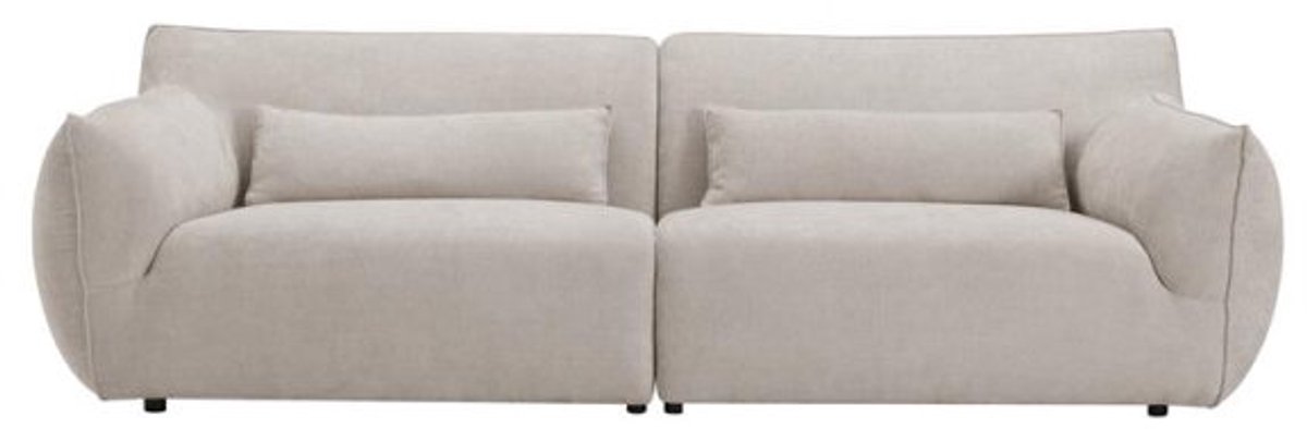 Tower Living Aberdeen bank 4-zits stof Eden crème 284x111x86 cm Naturel