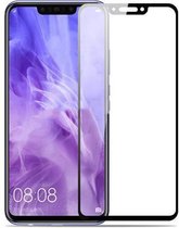 Huawei P Smart+( Plus) Full Cover Glazen Tempered Glass Zwart