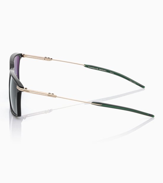 Zonnebril Porsche Design P8986 -55c226 55-20-145- zwart/goud/donker groen — afbeelding 4