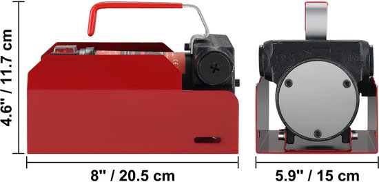Brandstofoverdrachtpomp, 12v Dc 10 Gpm Draagbare Elektrische Diesel Afzuigpompset met Automatisch Afsluitend Mondstuk, Toevoer- en Zuigslang - Diesel, Paraffine, Transformatorolie van Vevor — afbeelding 3