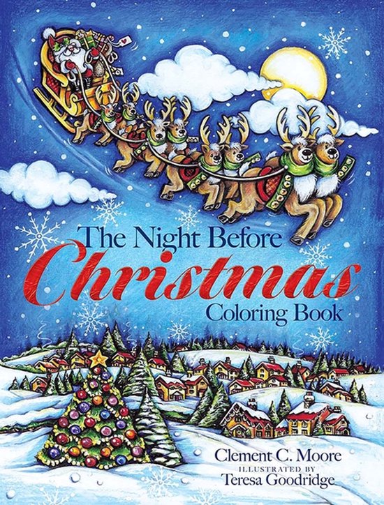 The Night Before Christmas Coloring Book - cover