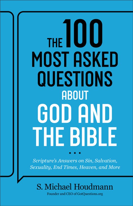 Boek "De 100 meestgestelde vragen over God en de Bijbel" door S. Michael Houdmann.