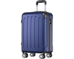 TRVLMORE Handbagage Koffer - 38L - Cijferslot - Lichtgewicht - Trolley - 54 × 34 × 20 cm - Past binnen 55 × 40 × 20 cm - Donkerblauw