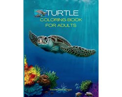 Turtle Coloring Book for Adults
