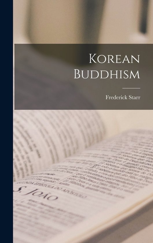 Titelpagina van het boek 'KOREAN BUDDHISM' door Frederick Starr.