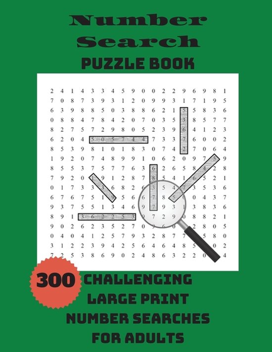 Number Search Puzzle Book - cover