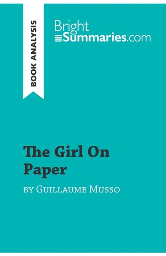 The Girl on Paper by Guillaume Musso (Book Analysis) - cover