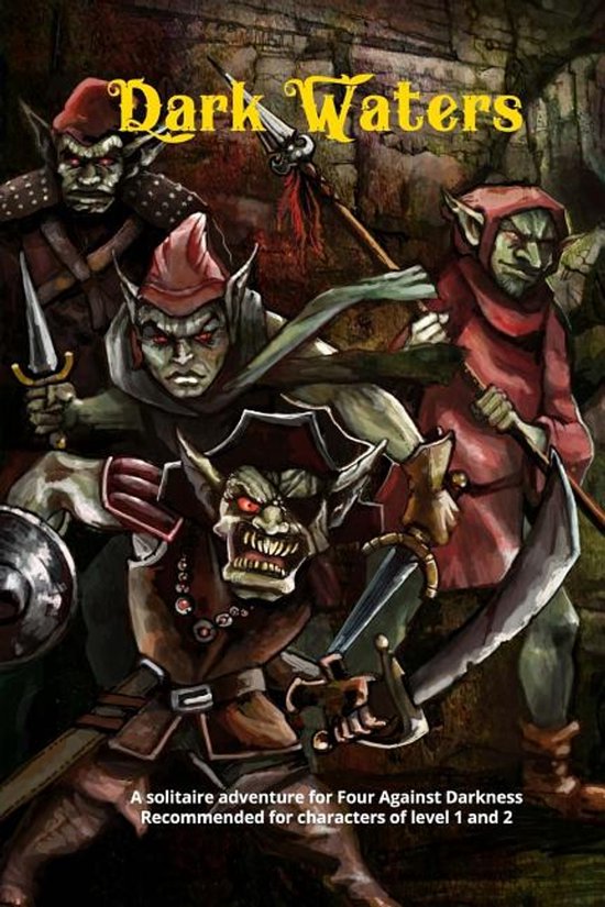 Four Against Darkness- Dark Waters - cover