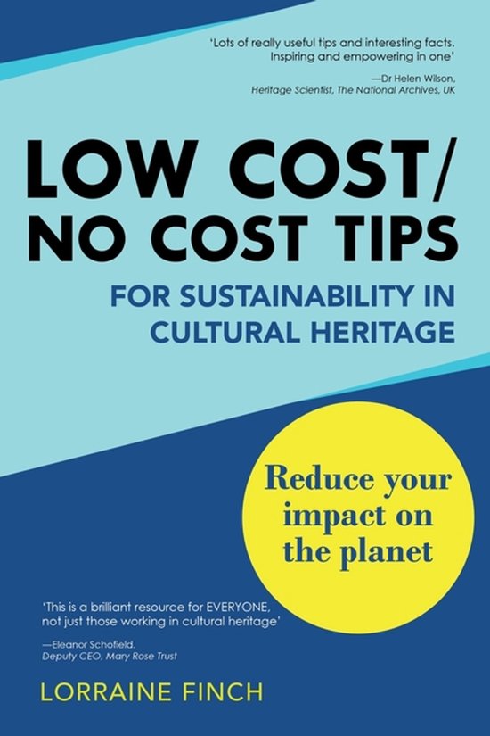 Low Cost/No Cost Tips for Sustainability in Cultural Heritag ... - cover
