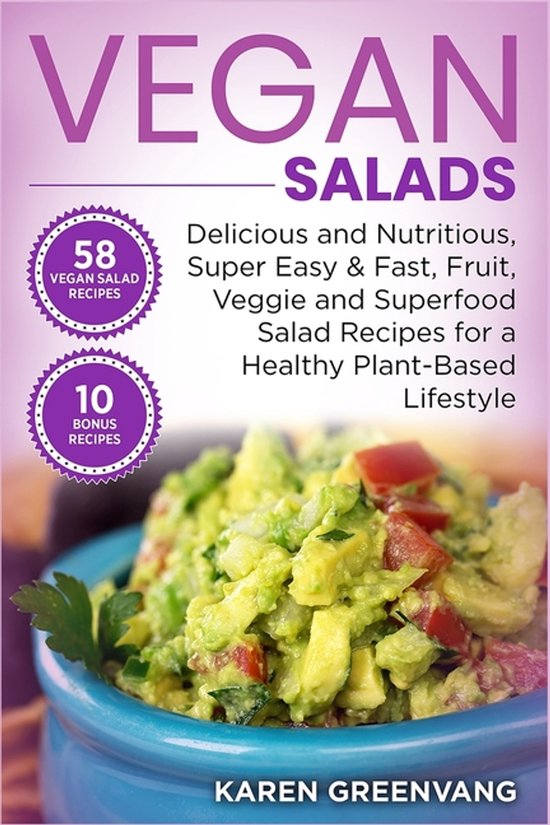 Vegan, Plant-Based, Vegan Recipes- Vegan Salads - cover