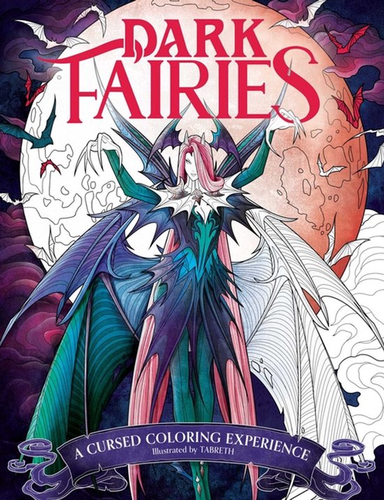 Dark Fairies Coloring - cover