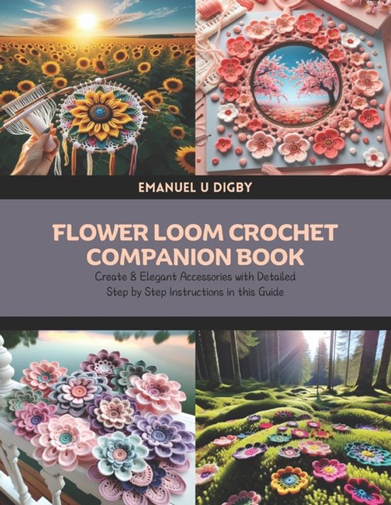 Flower Loom Crochet Companion Book: Create 8 Elegant Accesso ... - cover