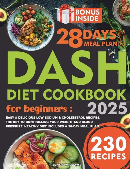 Dash Diet Cookbook for Beginners - cover