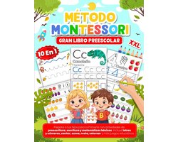 Gran Libro Preescolar XXL Método Montessori (10 en 1)