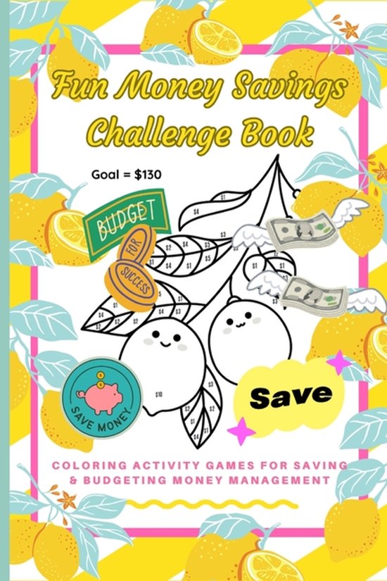 Fun Money Savings Challenge Book - cover