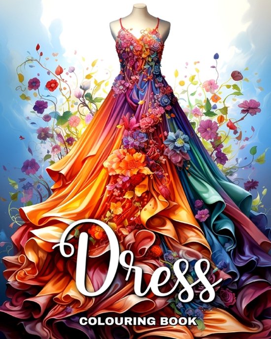 Dress Colouring Book - cover