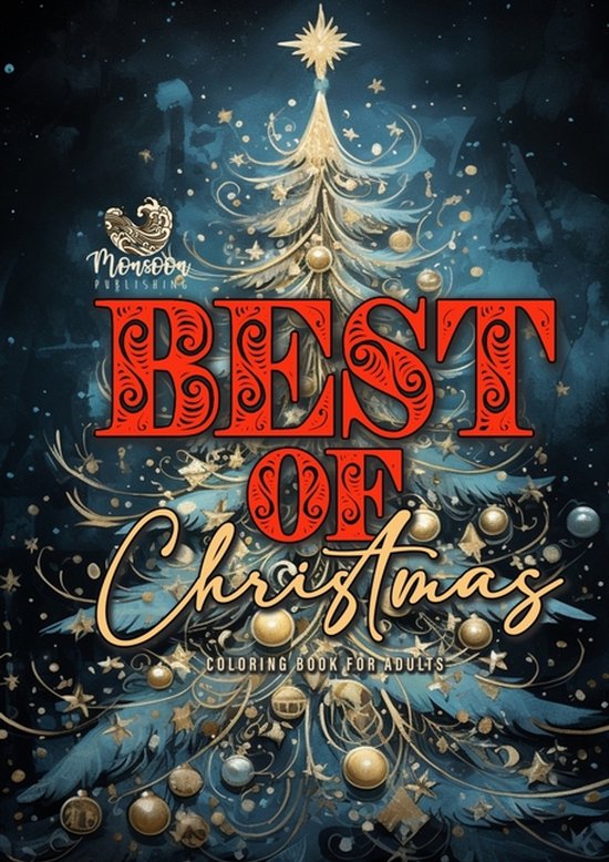 Best of Christmas Coloring Book for Adults - cover