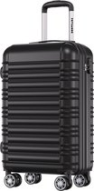 Bol.com TRVLMORE Handbagage Koffer - 38L - Cijferslot - Lichtgewicht - Trolley - 54x36x20cm - Past binnen 55x40x20 cm - Zwart aanbieding