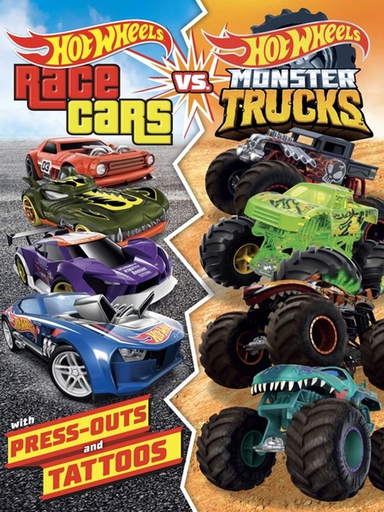 Hot Wheels- Hot Wheels: Race Cars vs. Monster Trucks - cover