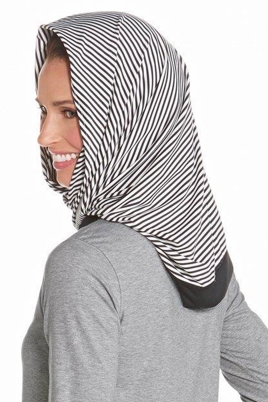 Laatste Installeren affix Coolibar - UV-beschermende ronde sjaal - Zwart / wit - maat Onesize |  bol.com