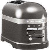 Bol.com Kitchenaid Broodrooster - Artisan - Toaster met 2 sleuven en verwijderbaar kruimelbakje - Grijs aanbieding
