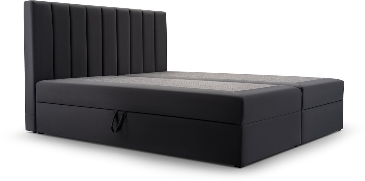 Gestoffeerd Continentaal Bed, Bonell-matras en Topper, TweepeInspireME Boxspring Bed 01 - 180x200 Trinity 16 thumbnail 3