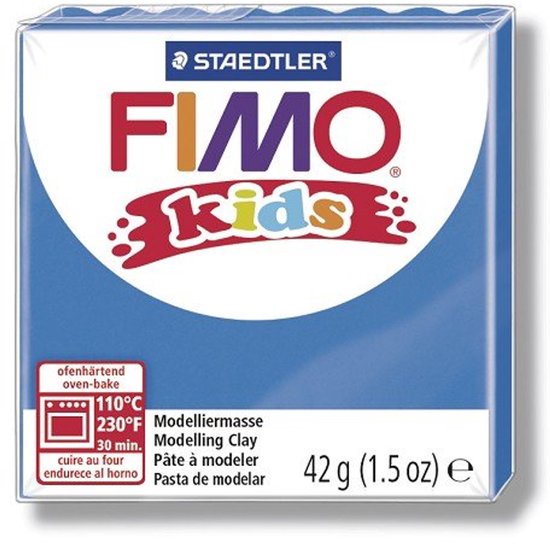 Pâte à modeler Fimo enfants 42g bleu 8030-3