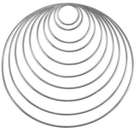 Restyle Ring metaal 50 cm - Dromenvanger - Rond - 4mm dikte