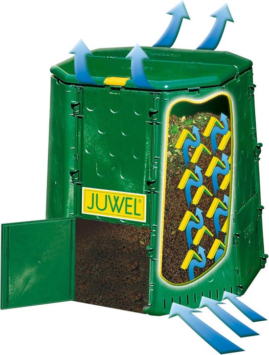 Patrol Compostbak 300 L - Compostvat - Zwart Patrol Compostbak 300 L - Compostvat - Zwart