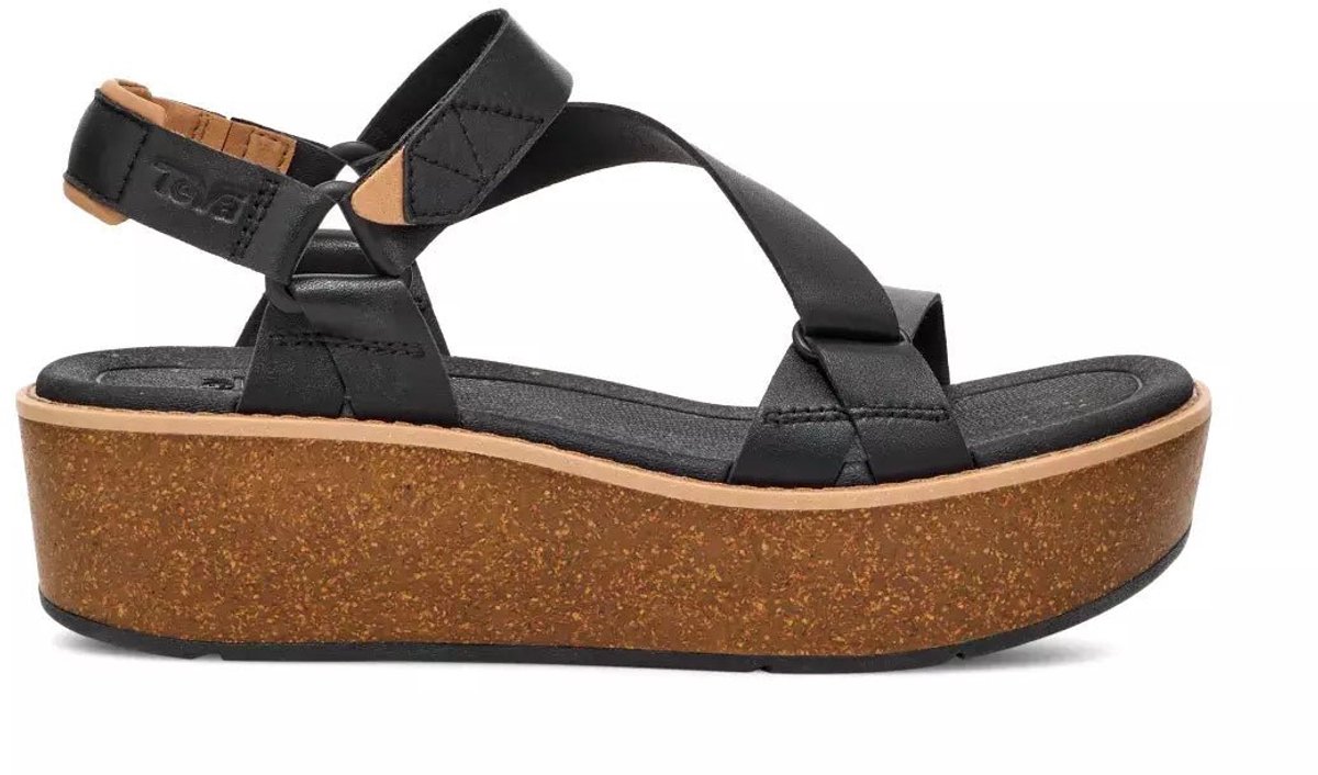 Teva Madera Wedge dames sandaal – EU 7 UK Zwart