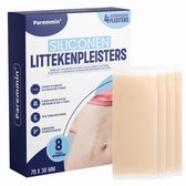 Paremmin Littekenvervager - Herbruikbaar - Verminderd zichtbaarheid van littekens - Litteken pleister - Verwijderaar - Siliconen - Dermatix - Serum - Striae - Striemen